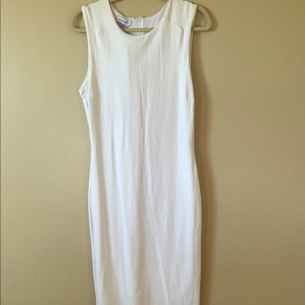 Bebe Dress in White Size L